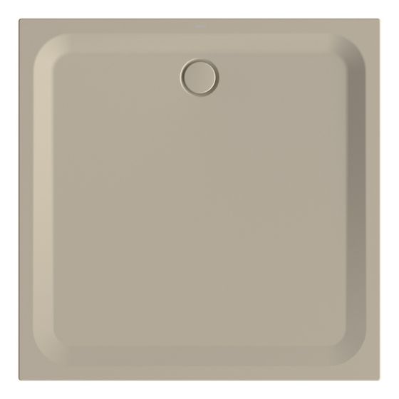 Bette Ultra Duschwanne Cashmere 1300x1300x35/30mm Rechteck mit Minimum-Träger GT-Stahl