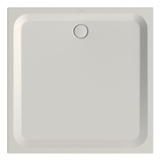 Bette Ultra Duschwanne Flax 1300x1300x35/30mm BetteGlasur Plus Rechteck GT-Stahl