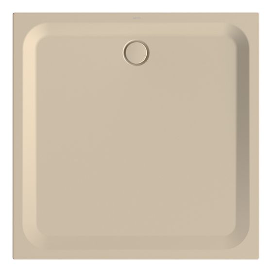 Bette Ultra Duschwanne Sand 1300x1300x35/30mm BetteAntirutsch Pro mit Minimum-Träger Rechteck GT-Stahl