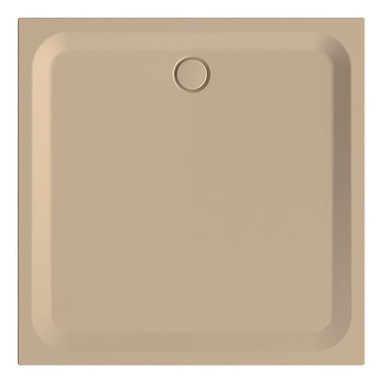 Bette Ultra Duschwanne Greige 1300x1300x35/30mm BetteGlasur Plus Rechteck GT-Stahl