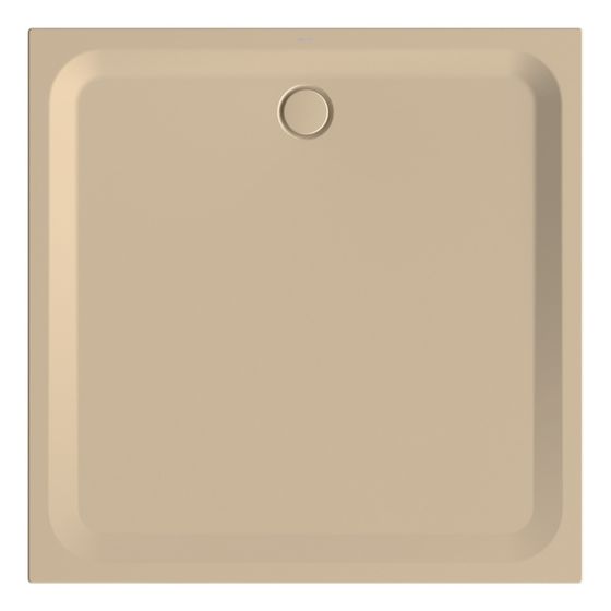 Bette Ultra Duschwanne Bahama beige 1400x1400x35/30mm BetteGlasur Plus Rechteck GT-Stahl