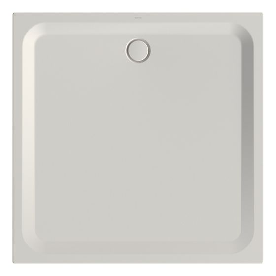 Bette Ultra Duschwanne Flax 1400x1400x35/30mm BetteAntirutsch Pro mit Minimum-Träger Rechteck GT-Stahl