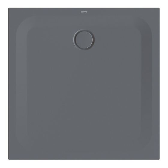 Bette Ultra Duschwanne Raven 1000x1000x25/30mm Rechteck mit Minimum-Träger GT-Stahl