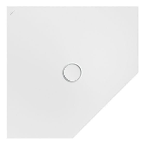 Bette Floor Caro Duschfläche Fünfeck Ebano 900x900x30/30mm GT-Stahl