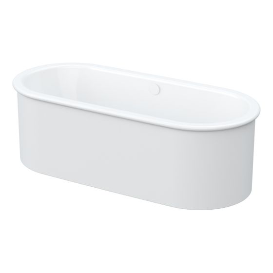 Bette Suno Oval Badewanne Weiß 1775x775x420mm 2-Sitzer GT-Stahl