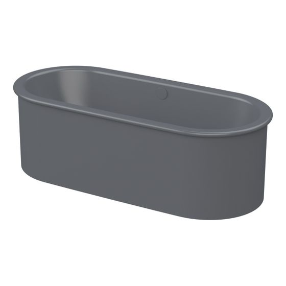Bette Suno Oval Badewanne Raven 1775x775x420mm 2-Sitzer GT-Stahl