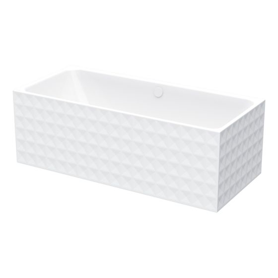Bette Loft Ornament Badewanne Weiß 1810x810x420/620mm 2-Sitzer Rechteck GT-Stahl