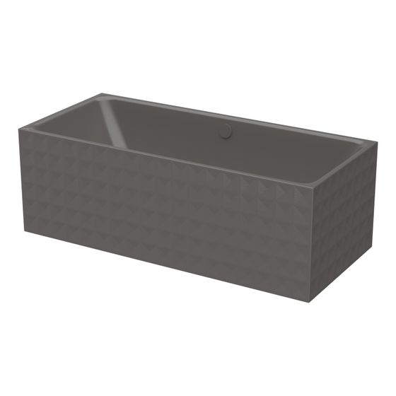 Bette Loft Ornament Badewanne Anthracite 1810x810x420/620mm 2-Sitzer Rechteck GT-Stahl