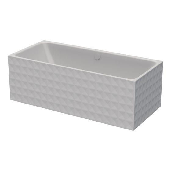 Bette Loft Ornament Badewanne Flanell 1810x810x420/620mm 2-Sitzer Rechteck GT-Stahl