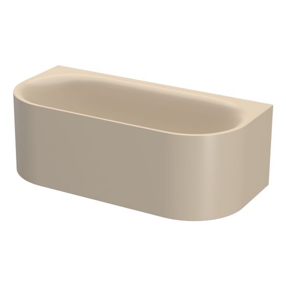 Bette Lux Oval I Silhouette Badewanne Sand 1700x800x450/575mm Sonderform 2-Sitzer GT-Stahl