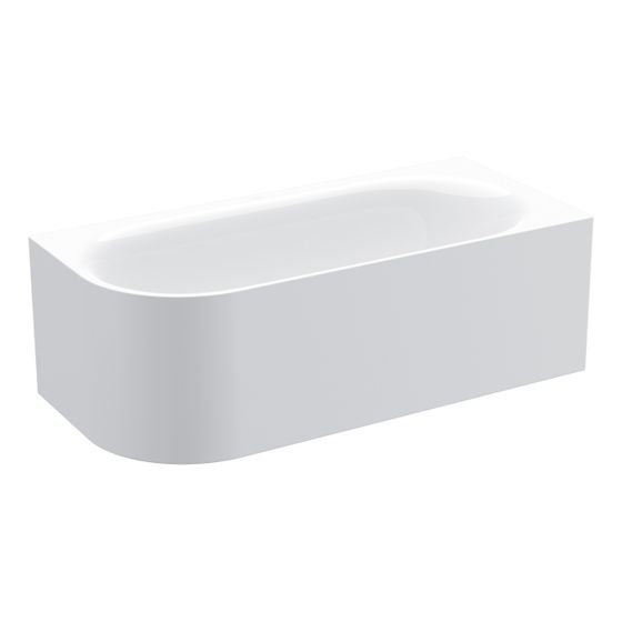 Bette Lux Oval V Silhouette Badewanne Eck Weiß 1750x800x450/575mm Sonderform 2-Sitzer GT-Stahl