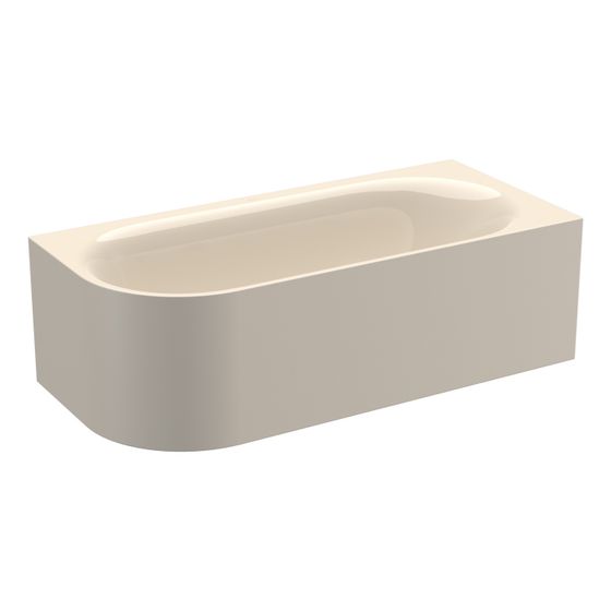 Bette Lux Oval V Silhouette Badewanne Eck Pergamon 1850x850x450/575mm Sonderform 2-Sitzer GT-Stahl