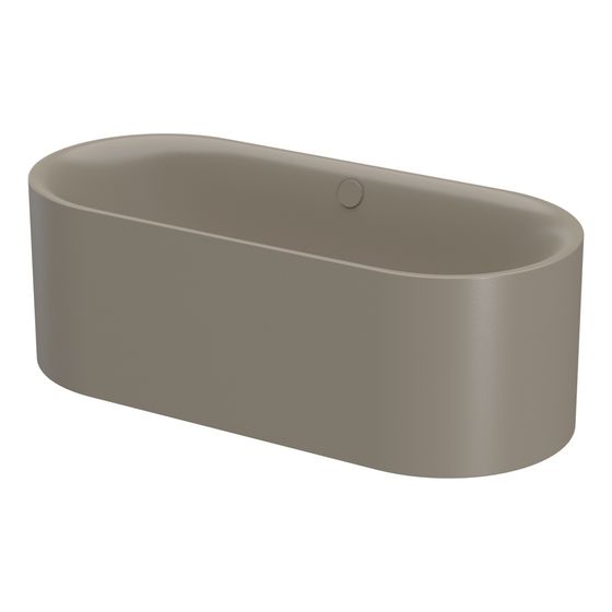 Bette Lux Oval Silhouette Badewanne Graphite 1700x750x450/575mm 2-Sitzer GT-Stahl