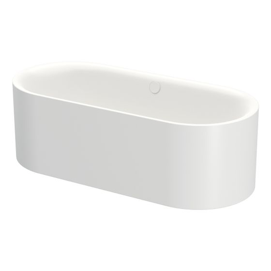 Bette Lux Oval Silhouette Badewanne Snow 1800x800x450/575mm 2-Sitzer GT-Stahl