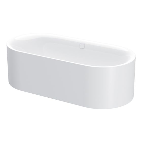 Bette Lux Oval Silhouette Badewanne Weiß 1900x900x450/575mm 2-Sitzer GT-Stahl