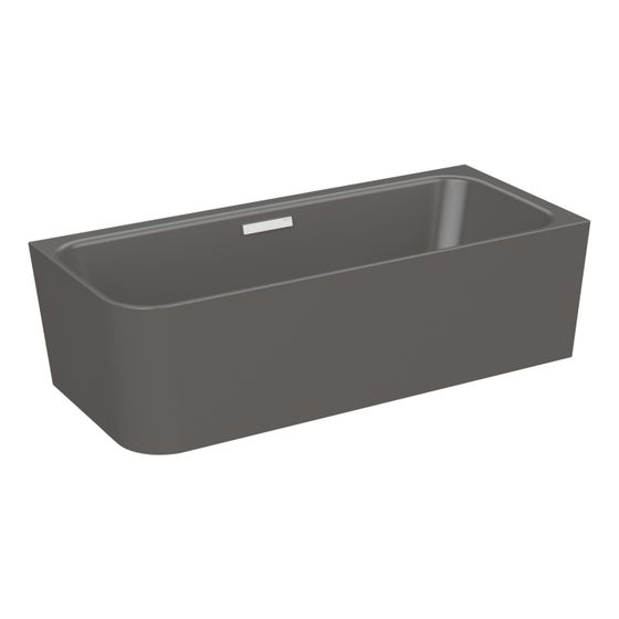 Bette Art V Badewanne Eck Anthracite 1850x800x420/560mm Sonderform 2-Sitzer GT-Stahl