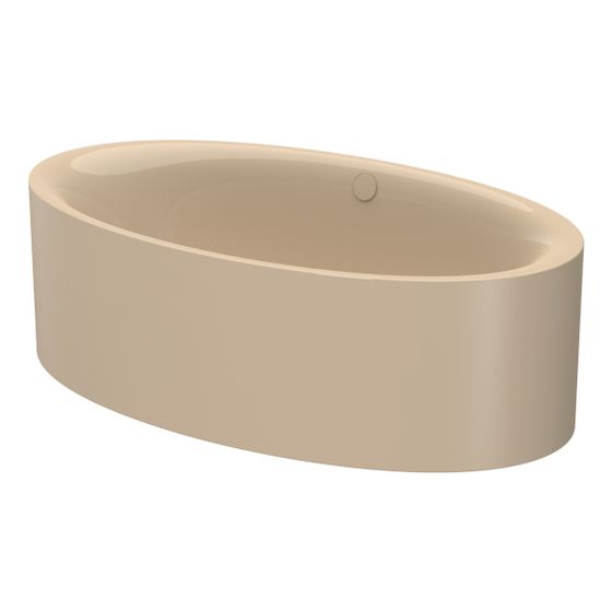 Bette Oval Eve Silhouette Badewanne Bahama beige 1800x1000x450mm 2-Sitzer GT-Stahl