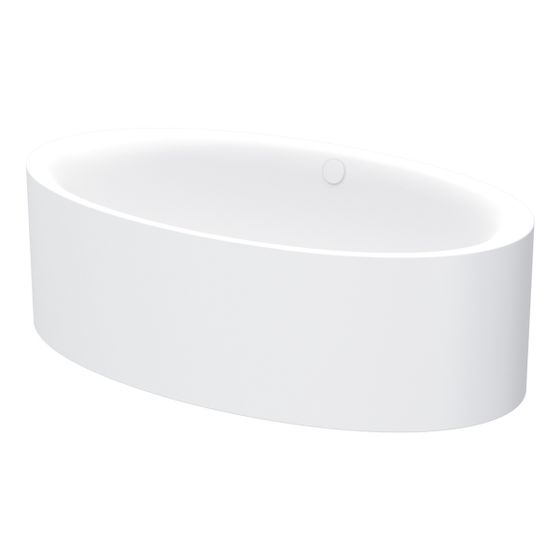Bette Oval Eve Silhouette Badewanne Edelweiß 1800x1000x450mm 2-Sitzer GT-Stahl