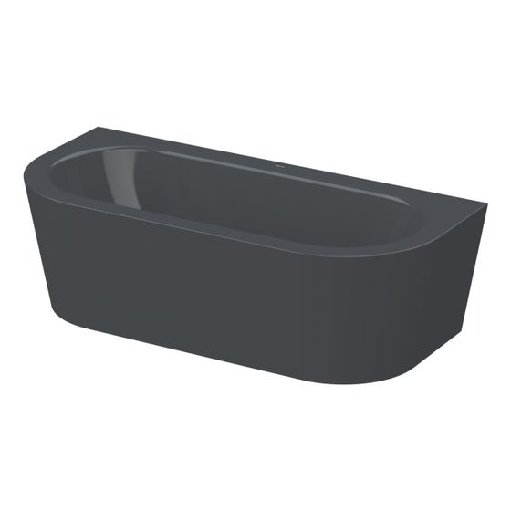 Bette Starlet I Silhouette Badewanne Schwarz 1850x850x420/575mm Sonderform 2-Sitzer GT-Stahl