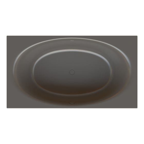 Bette Eve Badewanne Anthracite 1800x1000x450/20mm 2-Sitzer Rechteck GT-Stahl