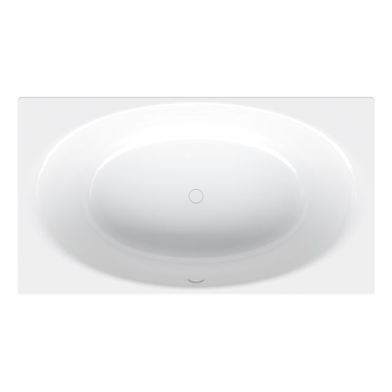 Bette Eve Badewanne Weiß 1800x1000x450/20mm 2-Sitzer BetteGlasur Plus Rechteck GT-Stahl