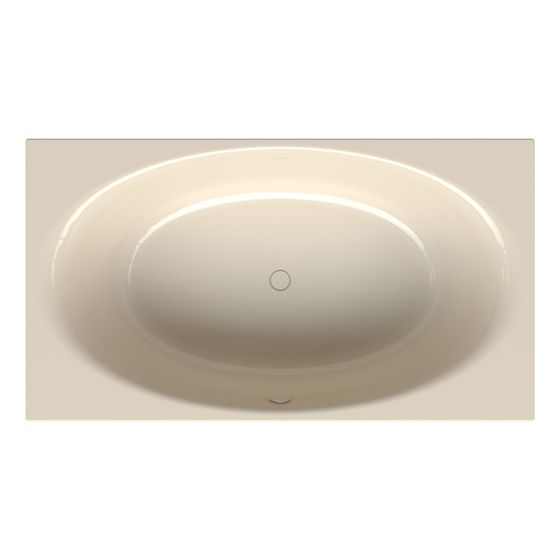 Bette Eve Badewanne Pergamon 1800x1000x450/20mm 2-Sitzer Rechteck GT-Stahl