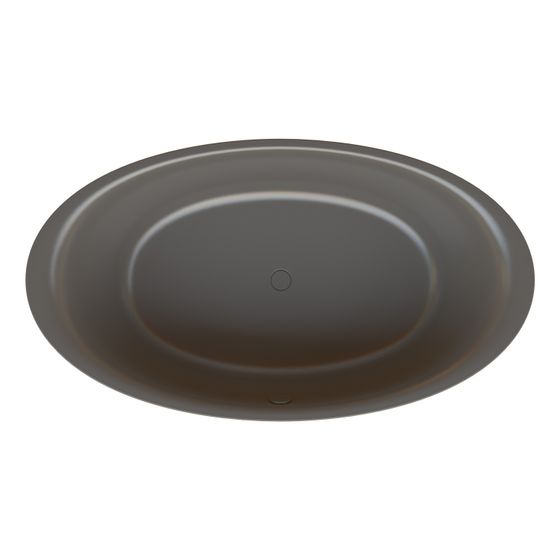 Bette Oval Eve Badewanne Anthracite 1800x1000x450/20mm 2-Sitzer GT-Stahl