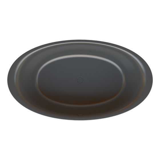 Bette Oval Eve Badewanne Ebony 1800x1000x450/20mm 2-Sitzer GT-Stahl