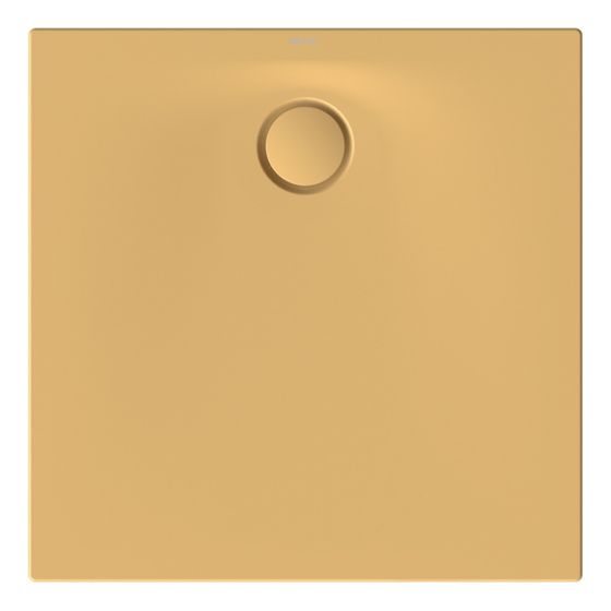 Bette Ultra Space Duschwanne 15mm Curry 800x800x15mm BetteGlasur Plus mit Minimum-Träger GT-Stahl