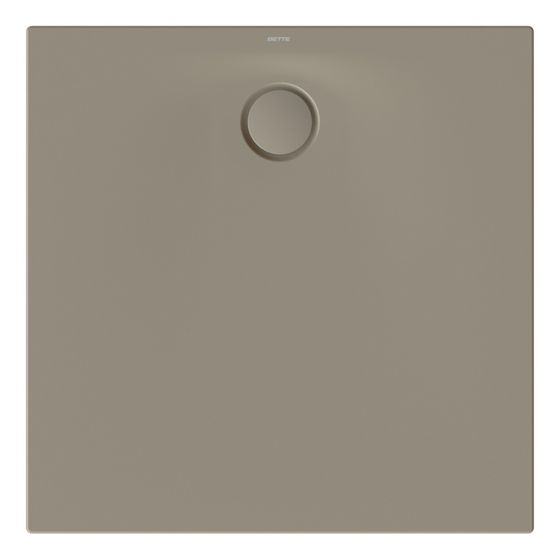 Bette Ultra Space Duschwanne 15mm Graphite 900x900x15/30mm BetteGlasur Plus Rechteck Unterbau GT-Stahl