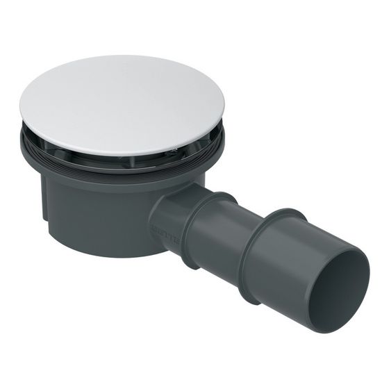 Bette Compact plus Ab- und Überlauf für Duschwanne Duschfläche Weiß BetteAntirutsch Sense Zubehör GT-Stahl