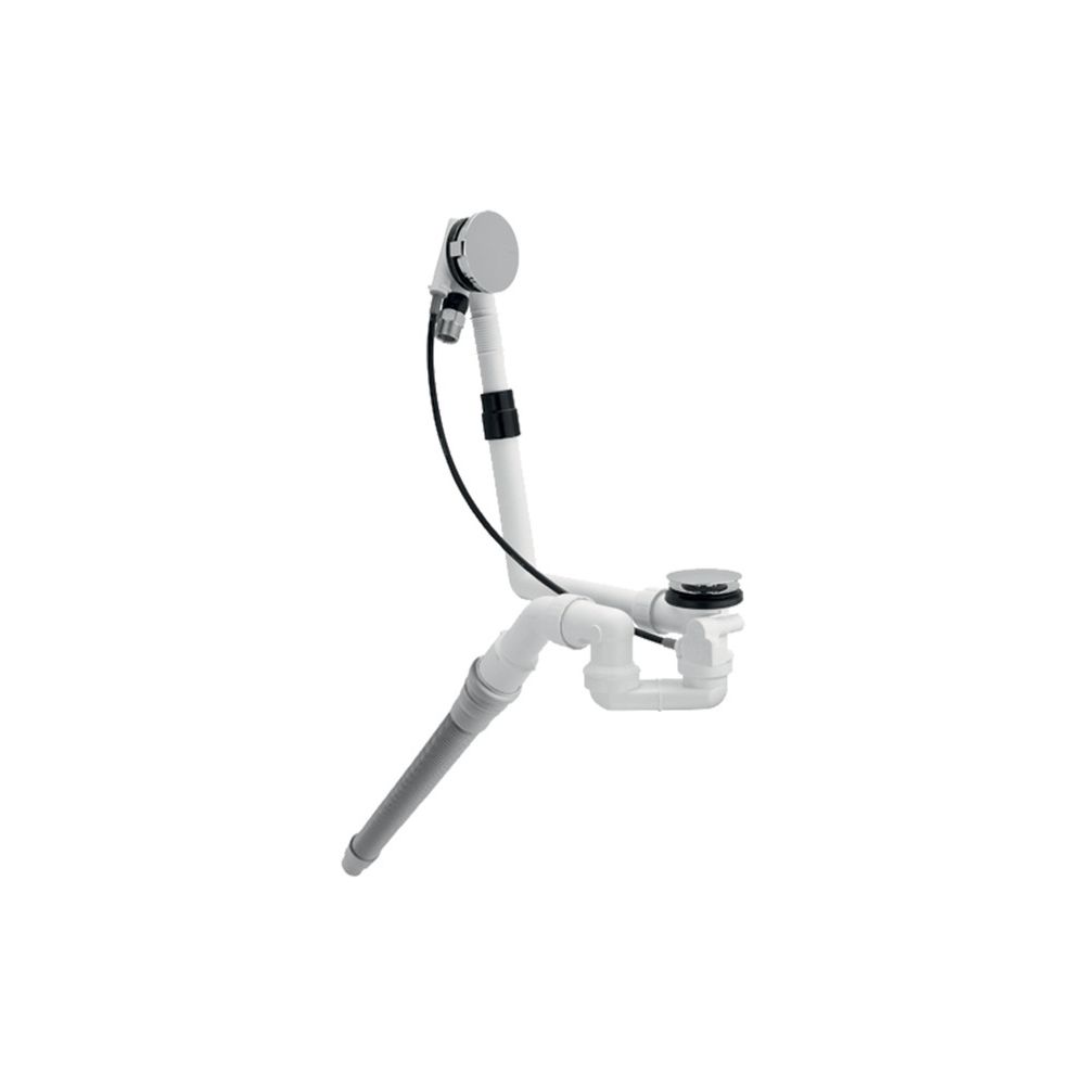 Bette Ab- und Überlaufgarnitur mit Zulauf Silhouette d. 52mm 725mm Verchromt für Badewa... BETTE-B605-901 4038565035454 (Abb. 1)