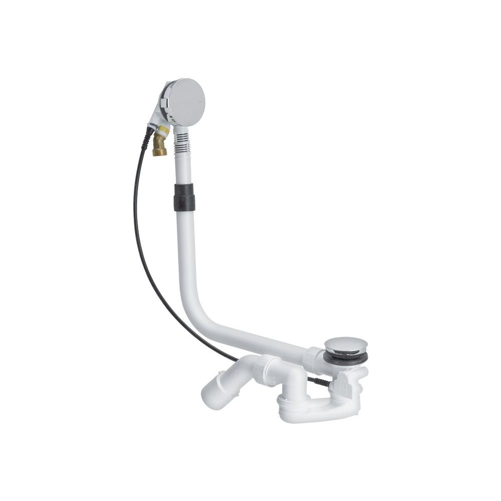 Bette Ab- und Überlaufgarnitur mit Zulauf D. 52mm 725mm verchromt für Badewanne Zubehör... BETTE-B606-901 4038565033214 (Abb. 1)