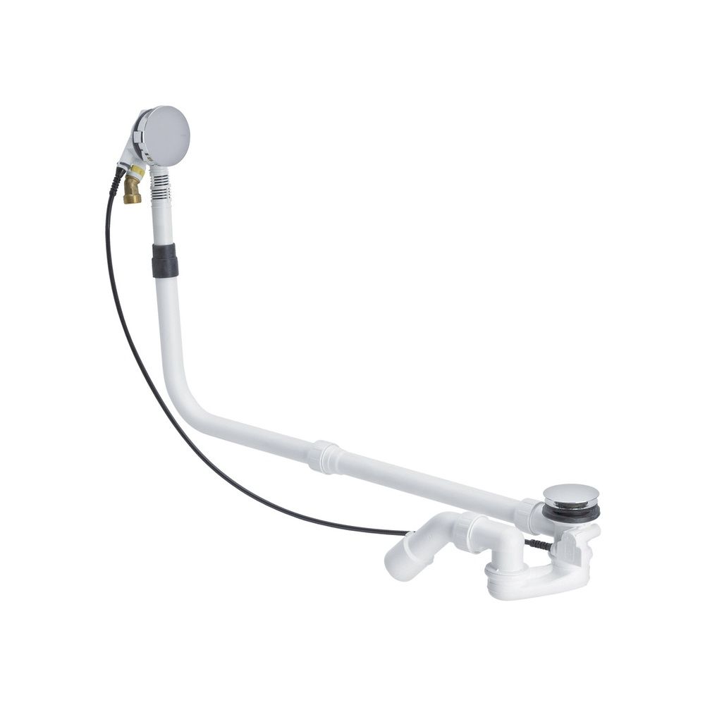 Bette Ab- und Überlaufgarnitur mit Zulauf d. 52mm 1070mm Verchromt für Badewanne Zubehö... BETTE-B607-901 4038565033221 (Abb. 1)