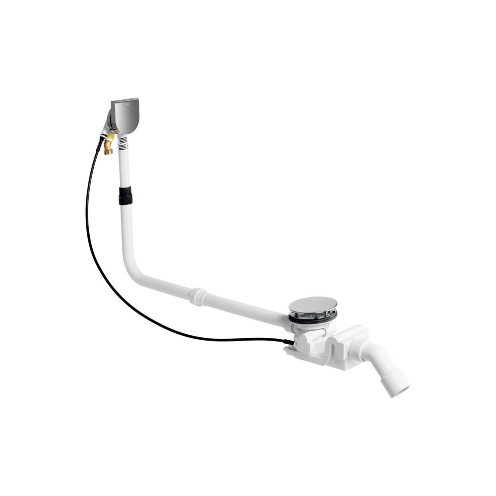 Bette Ab- und Überlaufgarnitur Plus 5 Silhouette mit Zulauf d. 90mm 1070mm für Badewann... BETTE-B628-901 4038565079472 (Abb. 1)