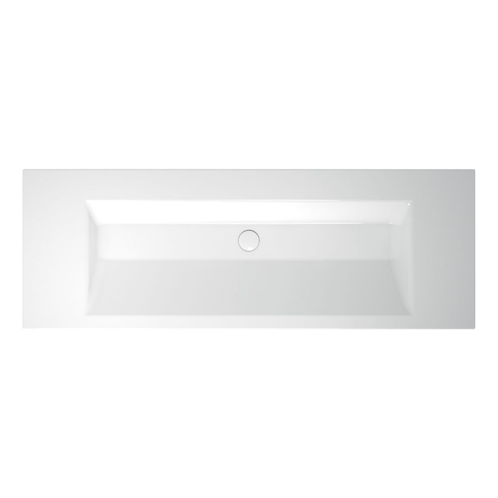Bette Aqua Waschtisch Ebony 1400x495x80/20mm Einbau Rechteck Unterbau GT-Stahl... BETTE-A072-035 4038565209886 (Abb. 1)