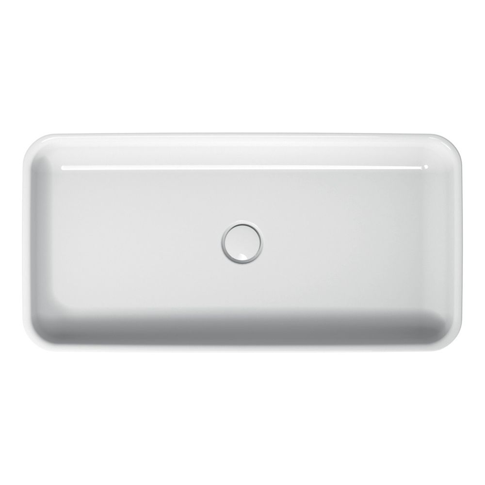 Bette Art Aufsatz Waschtisch Flint 800x400x100/110mm Rechteck Unterbau GT-Stahl... BETTE-A182-414 4038565741751 (Abb. 1)