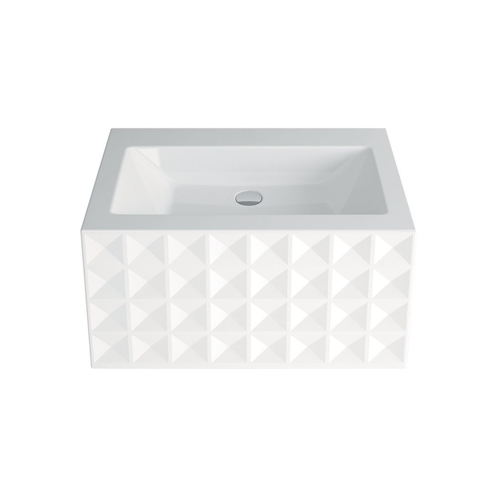 Bette Loft Waschtisch Ornament Wand 4-reihig Dust 815x510x100mm Rechteck Unterbau ... BETTE-A230-413SWV4A 4038565234123 (Abb. 1)