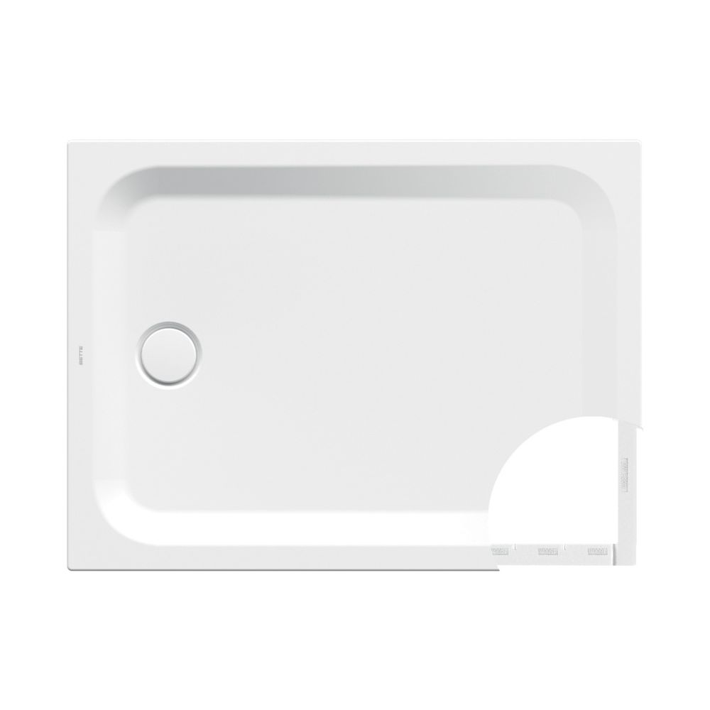 Bette Ultra Duschwanne Flint 1200x750x35/30mm BetteGlasur Plus mit Minimum-Träge... BETTE-1670-414PLUS,T1 4038565329676 (Abb. 1)