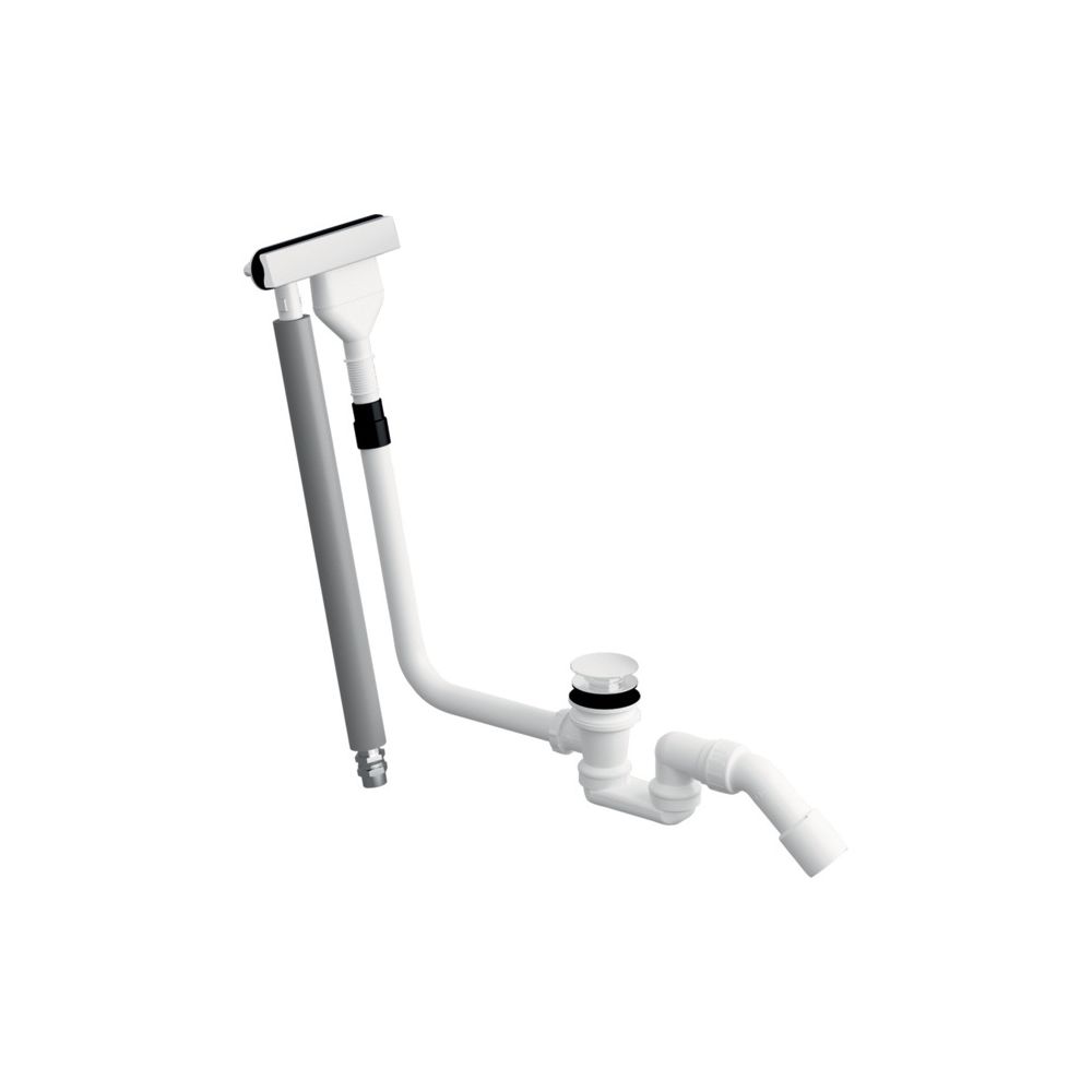 Bette Art Ab- und Überlaufgarnitur mit Zulauf Weiß für Badewanne Zubehör... BETTE-B615-000 4038565036819 (Abb. 1)