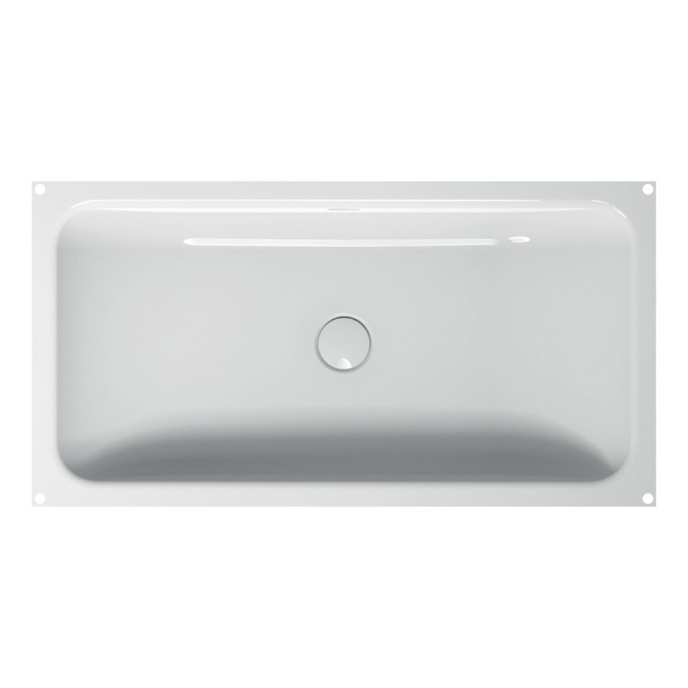 Bette One Waschtisch Silver 587x408x130/2mm Rechteck Unterbau GT-Stahl... BETTE-A136-410 4038565248984 (Abb. 2)