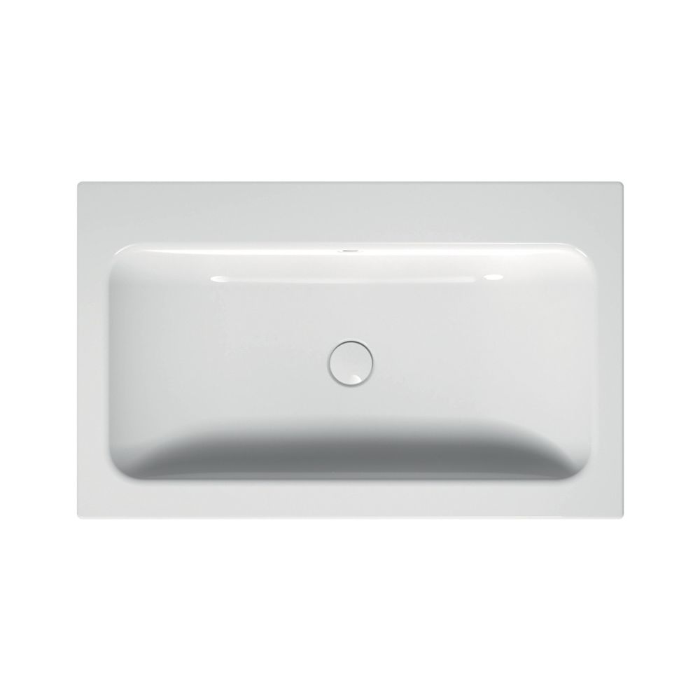 Bette One Waschtisch Silver 800x495x130/20mm Einbau Rechteck Unterbau GT-Stahl... BETTE-A139-410 4038565737525 (Abb. 1)