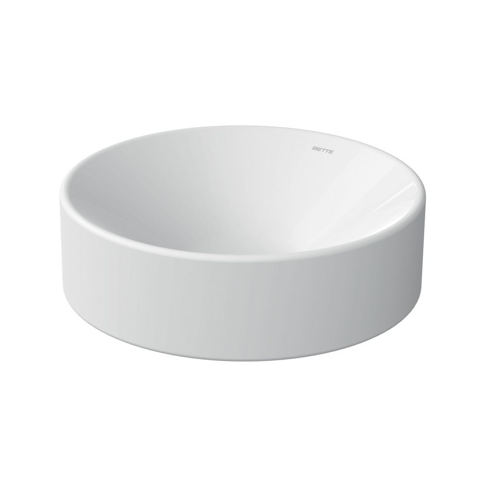 Bette Suno Aufsatz Waschtisch Rund Weiß 340x340x100/100mm BetteGlasur Plus GT-Stahl... BETTE-A250-000PW 4038565206656 (Abb. 1)