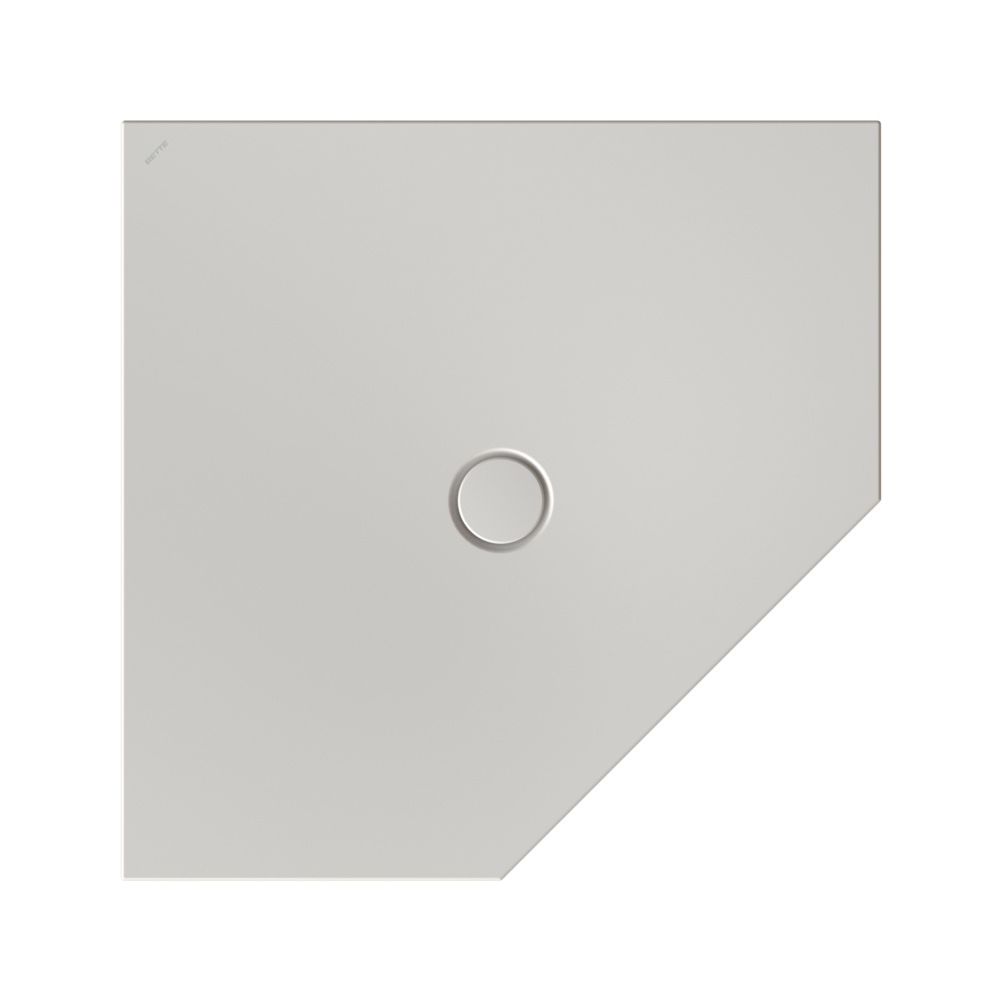 Bette Floor Caro Duschfläche Fünfeck Silver Antirutsch Pro 1000x1000x30/30mm GT-Stahl... BETTE-7211-410AE 4038565645295 (Abb. 1)