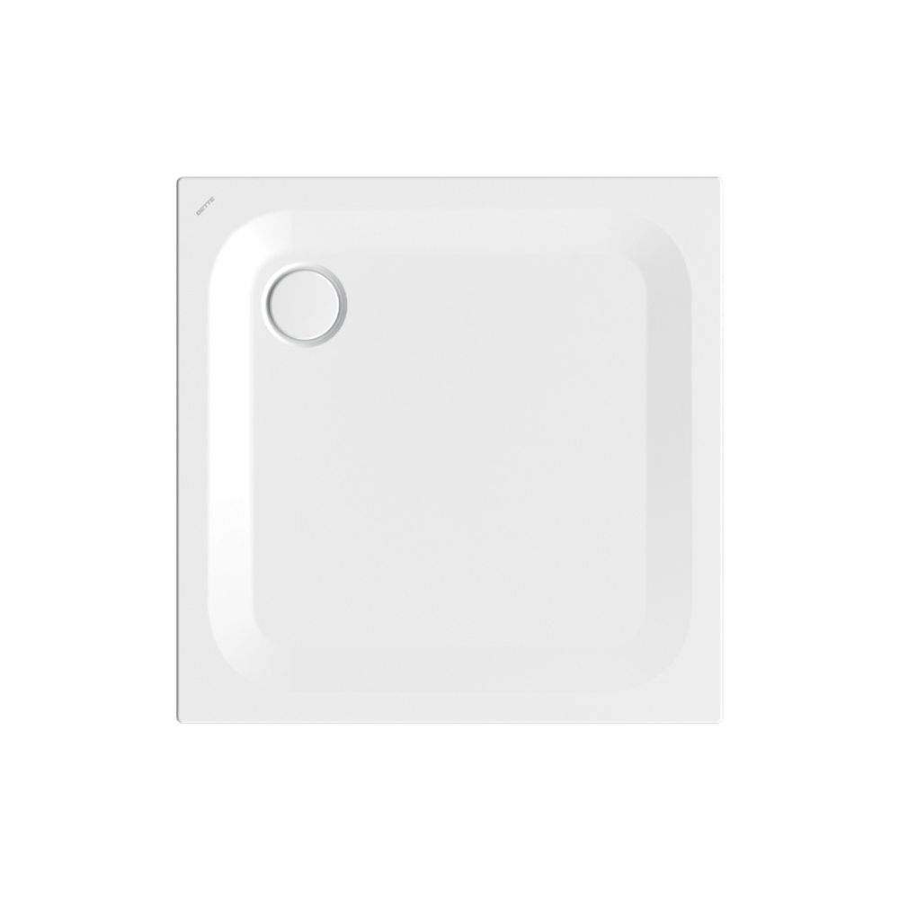 Bette Ultra Duschwanne Ägäis 750x750x25/30mm BetteGlasur Plus Rechteck GT-Stahl... BETTE-5529-009PLUS 4038565459144 (Abb. 1)