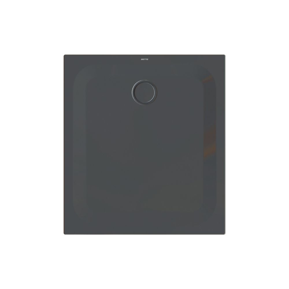 Bette Ultra Duschwanne Schwarz 1000x900x25/30mm Rechteck mit Minimum-Träger GT-Stahl... BETTE-1660-056T1 4038565277052 (Abb. 1)