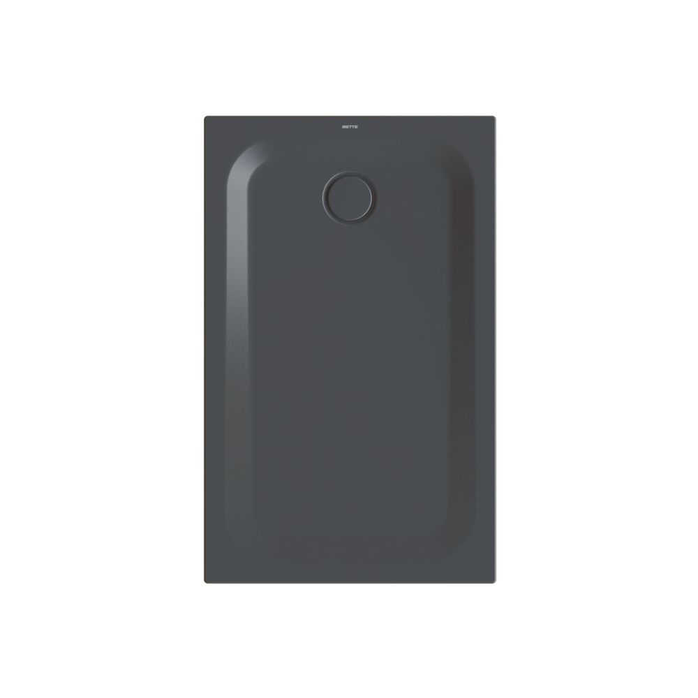 Bette Ultra Duschwanne Ebony 1200x750x35mm Rechteck mit Wannenträger GT-Stahl... BETTE-1670-035T 4038565281523 (Abb. 1)