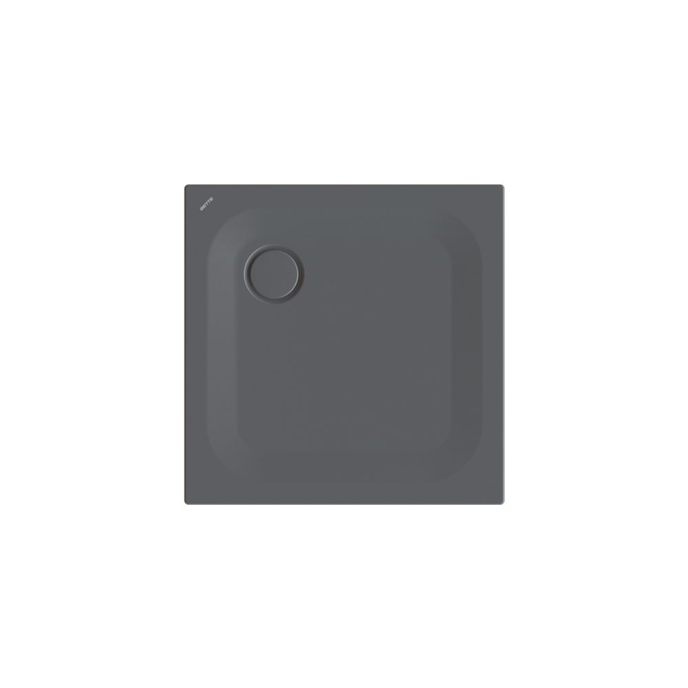 Bette Ultra Duschwanne Slate 750x750x25/30mm BetteGlasur Plus Rechteck GT-Stahl... BETTE-5529-402PLUS 4038565459441 (Abb. 1)