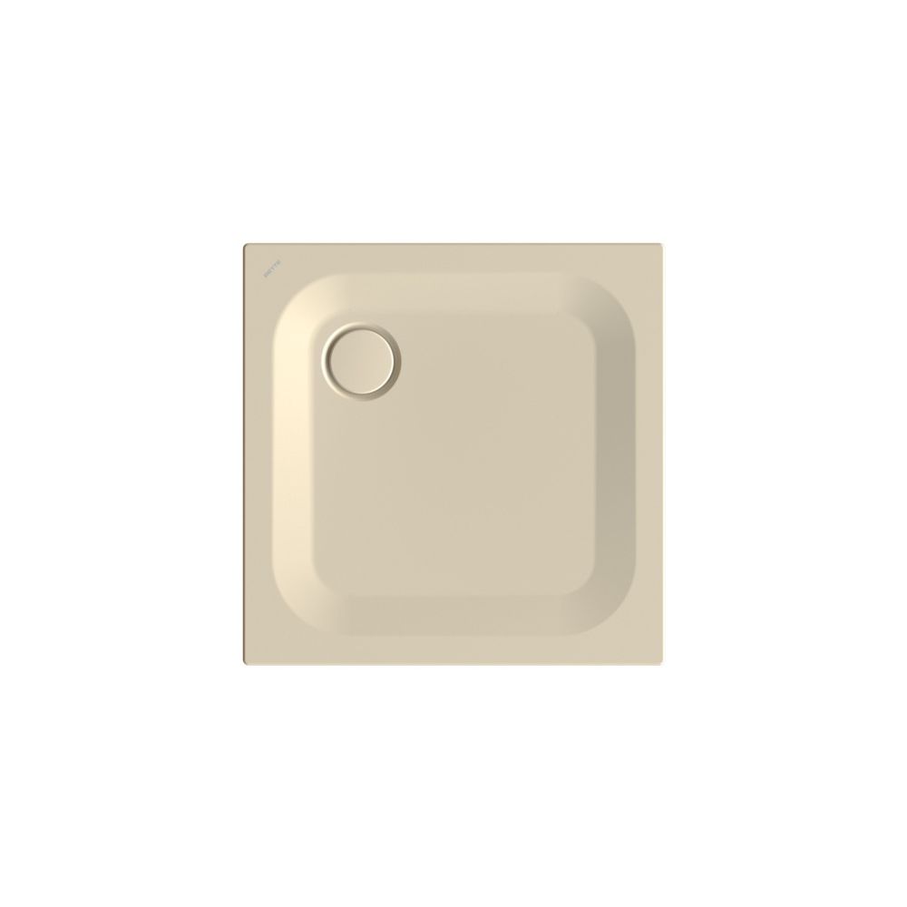 Bette Ultra Duschwanne Cream 750x750x25/30mm BetteGlasur Plus Rechteck GT-Stahl... BETTE-5529-441PLUS 4038565460478 (Abb. 1)