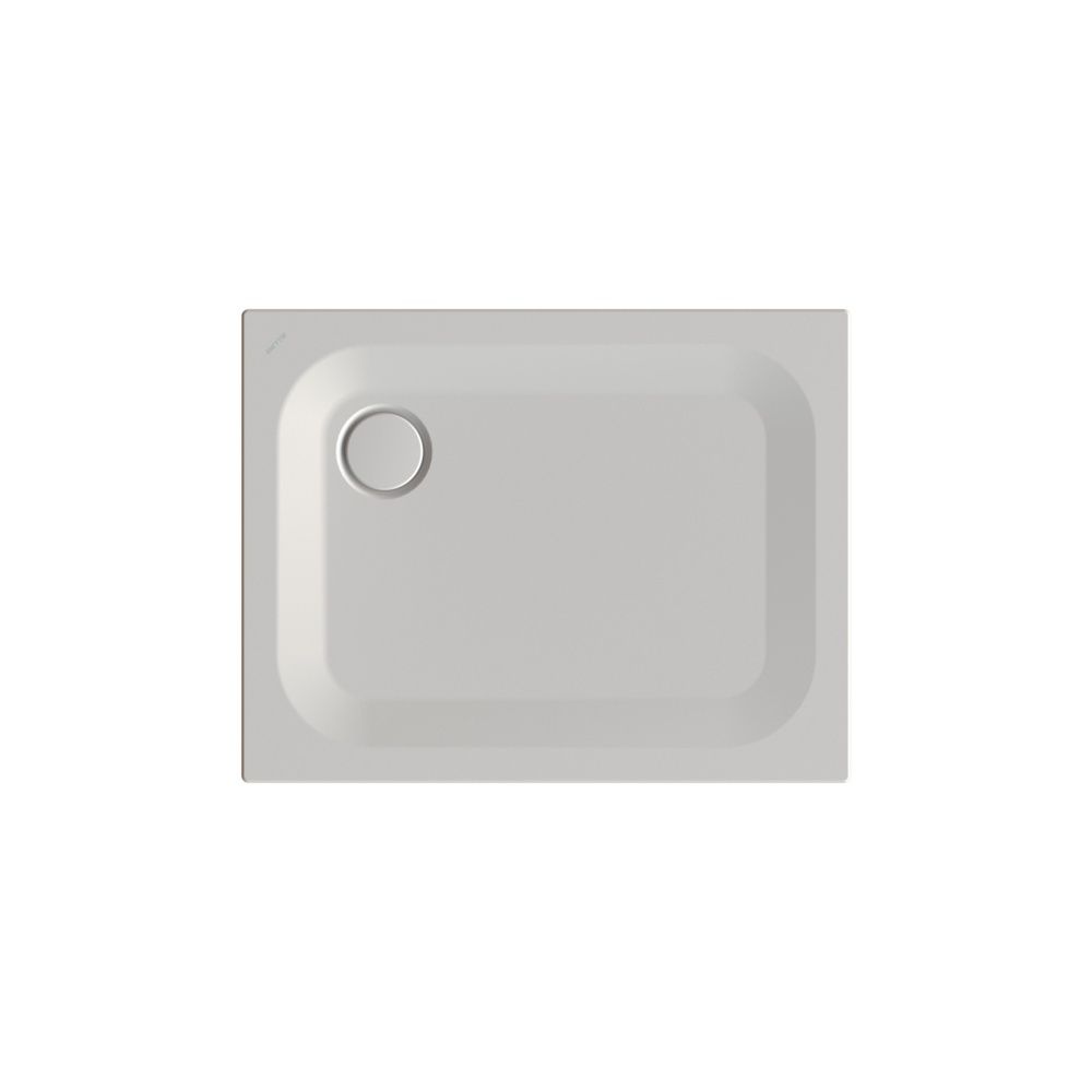 Bette Ultra Duschwanne Silver 900x700x25/30mm BetteGlasur Plus Rechteck GT-Stahl... BETTE-5709-410PLUS 4038565473584 (Abb. 1)